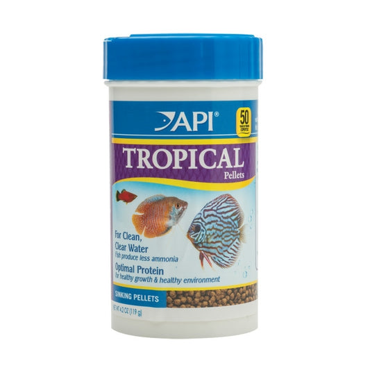 API Pellets Tropical Fish Food, 4.2 OZ