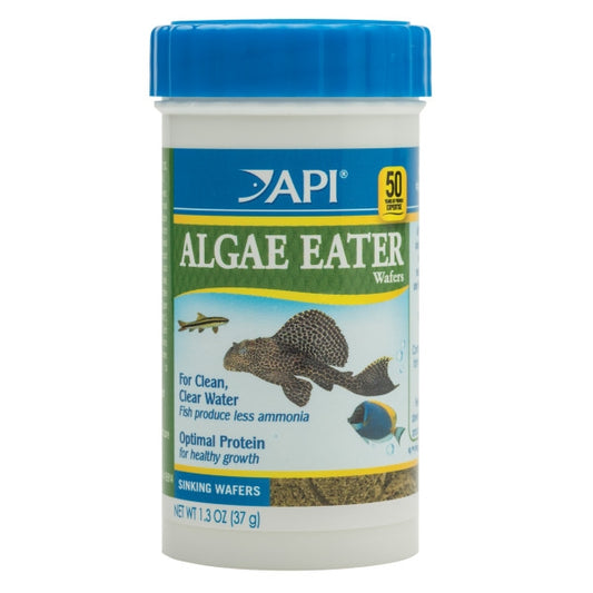 API Algae Eater Wafers Fish Food, 1.3 Oz