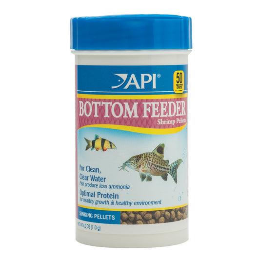 API Bottom Feeder Pellets with Shrimp, 4 OZ