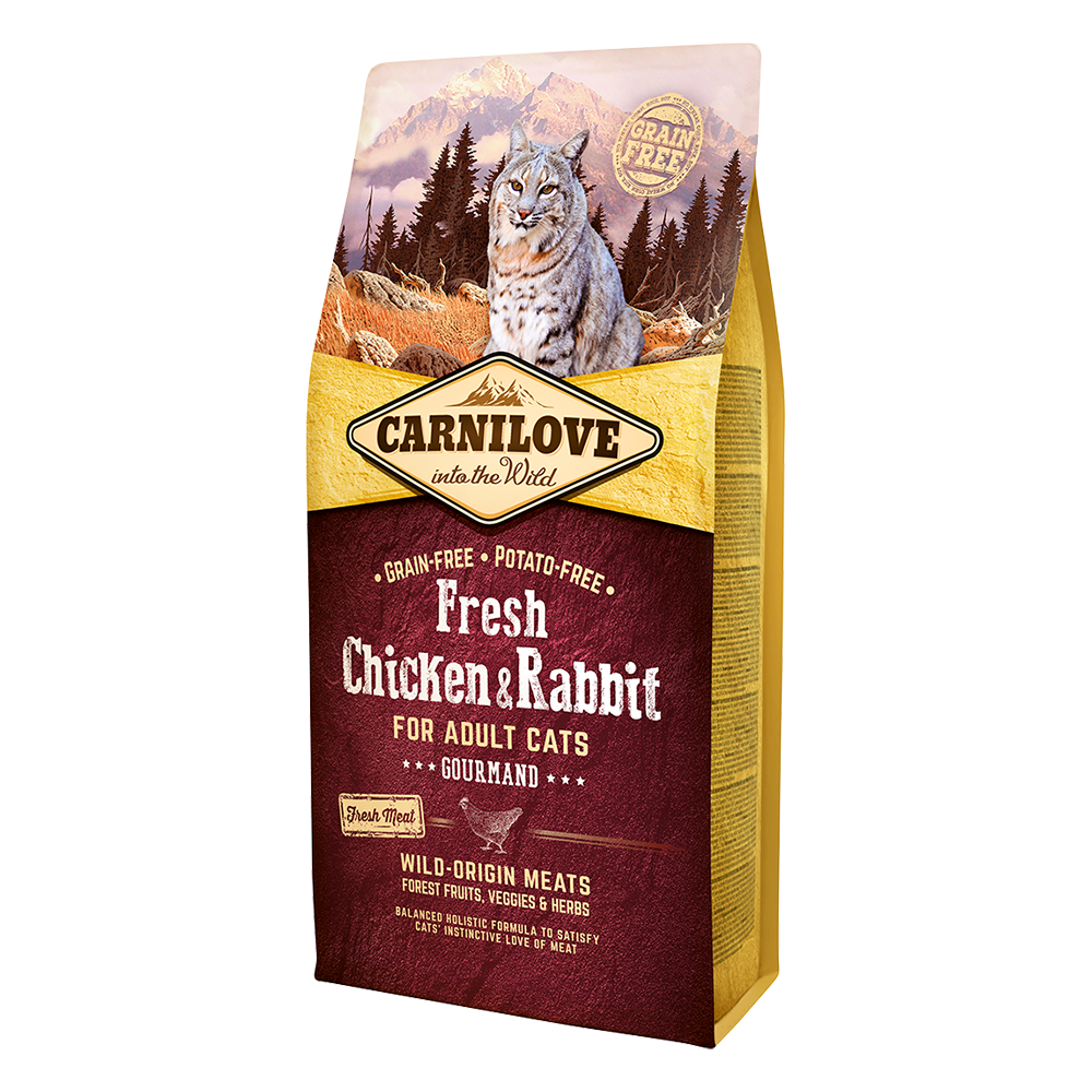 Carnilove Fresh Chicken & Rabbit For Adult Cats 6kg