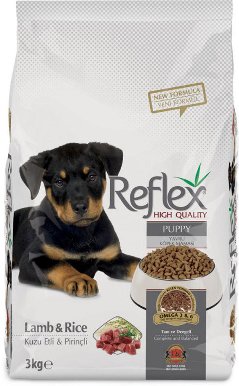 Reflex High Quality Lamb and Rice Food for Puppy, 3 Kg