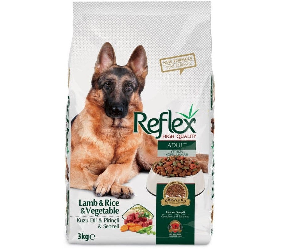 Reflex Lamb Rice and Vegetables Adult Dog Food, 3 Kg