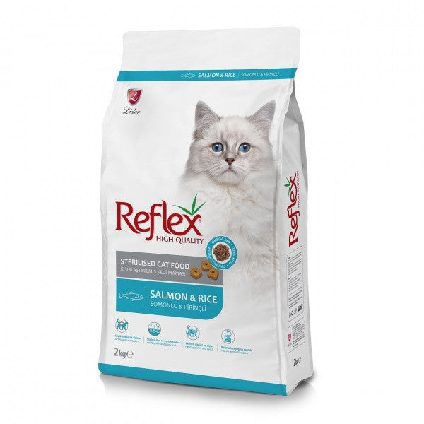 Reflex Salmon & Rice Sterilized Cat Food, 2 Kg