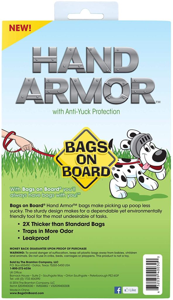 BOB Hand Armor Extra  Thick  Pick up bags