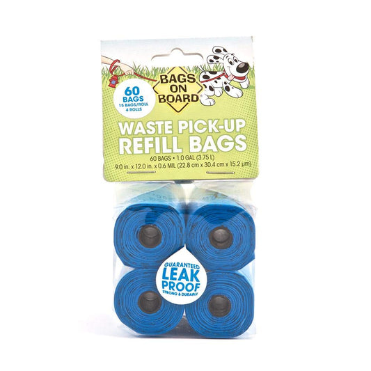 BOB Refill Bags - Blue 60 bags (4x15)