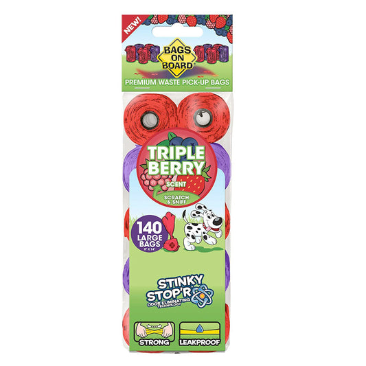 BoB Refill Bags - Triple Berry Rolls 140bags