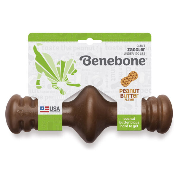 Benebone Zaggler Peanut Small