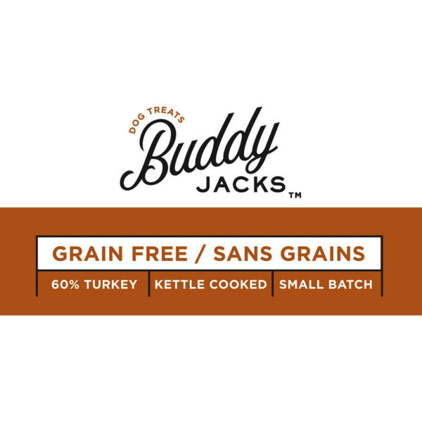 Buddy Jacks Soft and Chewy Dog Treats – Turkey with Goji Berry 7oz / 198gm