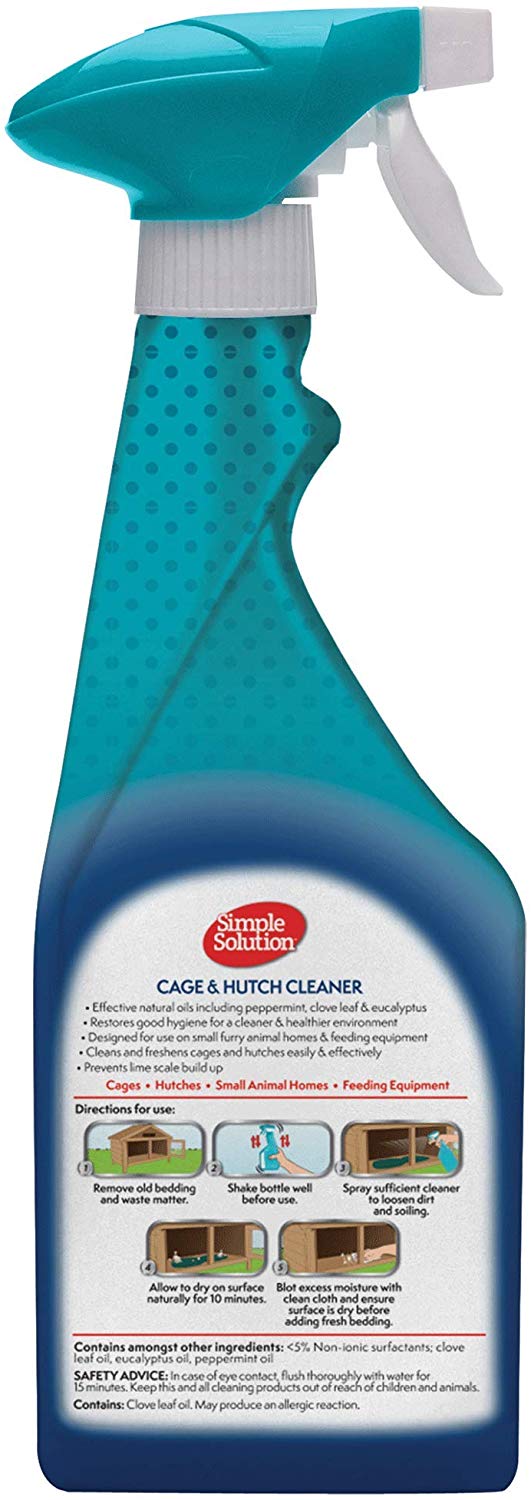 Simple Solution Cage and Hutch Natural Anti Bacterial Cleaner, 500 ml