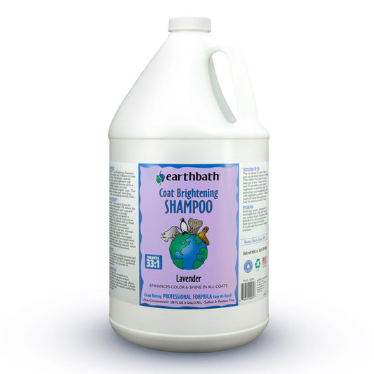 earthbath® Coat Brightening Shampoo – Lavender, Made in USA, 128 oz (1 Gallon )