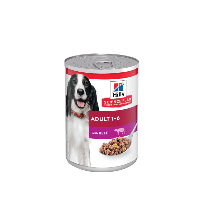 HILL’S SCIENCE PLAN Adult Dog Food With Beef (12x370g)