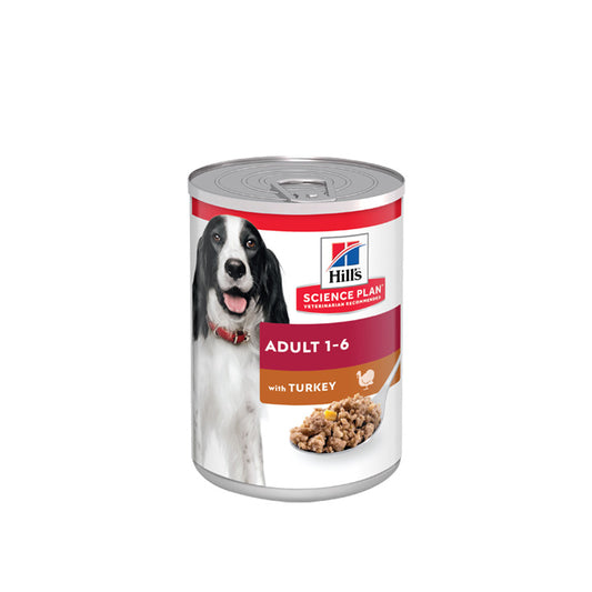 HILL’S SCIENCE PLAN Adult Dog Food With Turkey (12x370g)