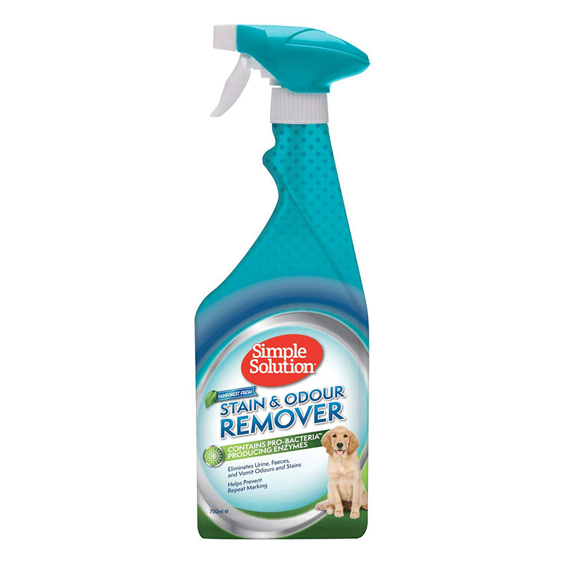 Simple Solution Dog Stain and Odour Remover Rainforest Fresh – 750 ml