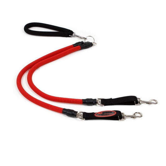 EZ STEP STRETCH DUAL LEASH MD RD