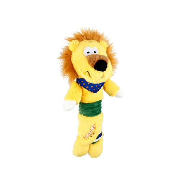 GIGWI Shaking Fun Plush Toy Lion With Squeaker Inside