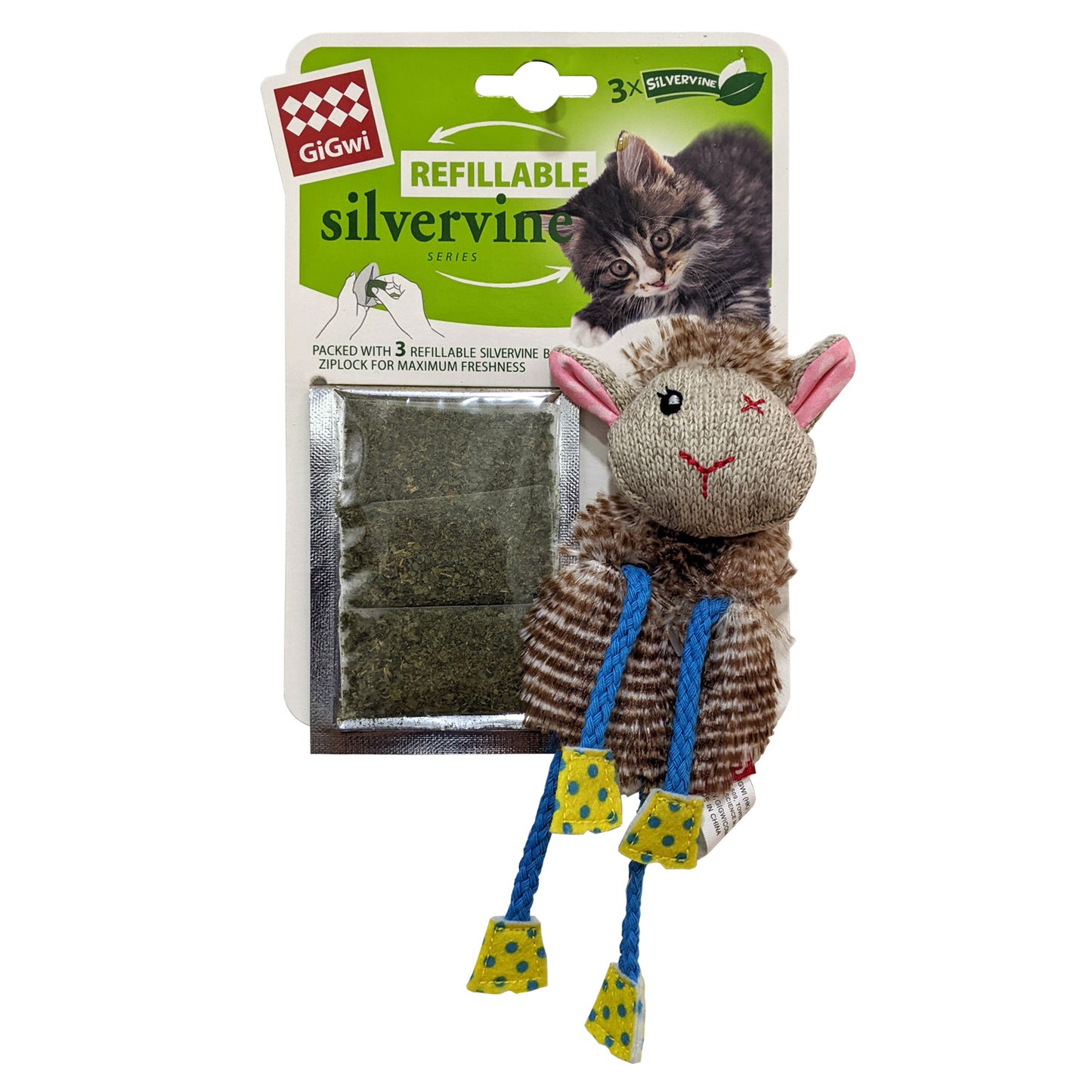 Sheep Refillable Slivervine with 3 Slivervine teabags with ziplock bag