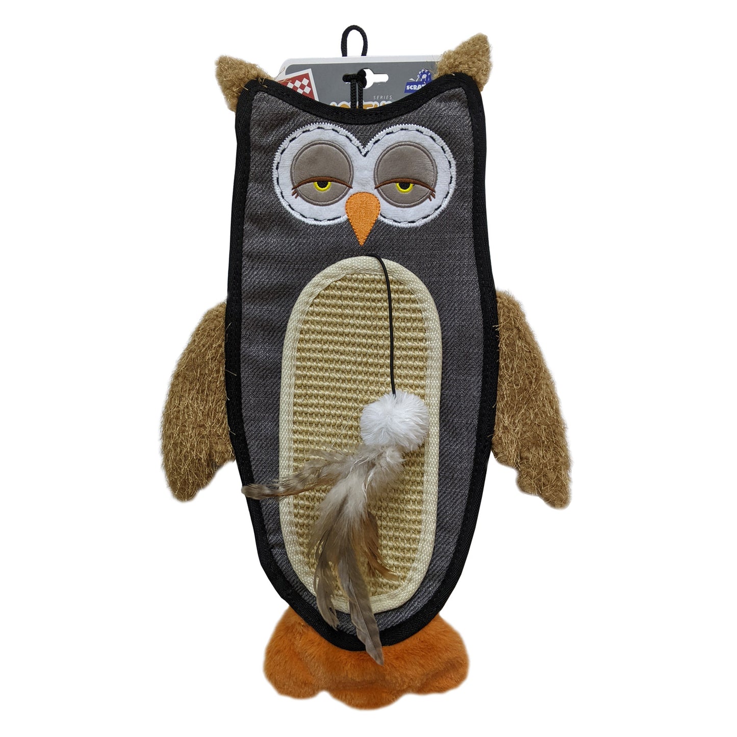 Owl Cat Scratcher with Catnip