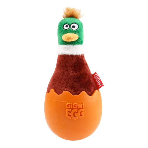 GiGwi EGG Wobble Fun Brown Duck – Medium