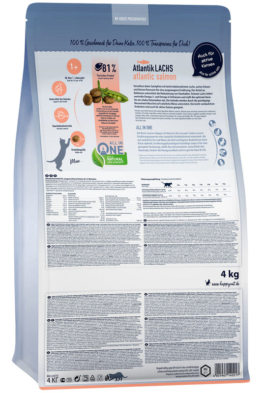 Happy Cat Culinary Atlantic Lachs Salmon 10 Kg