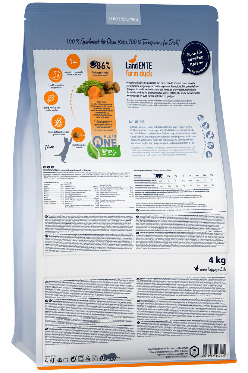 Happy Cat Culinary Land Ente Farm Duck 1.3 Kg