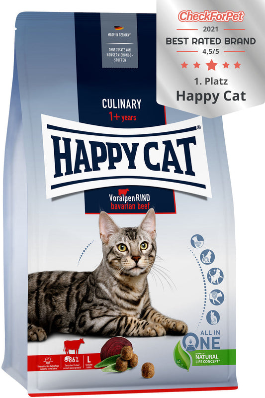 Happy Cat Culinary Adult Voralpen-Rind 10 Kg