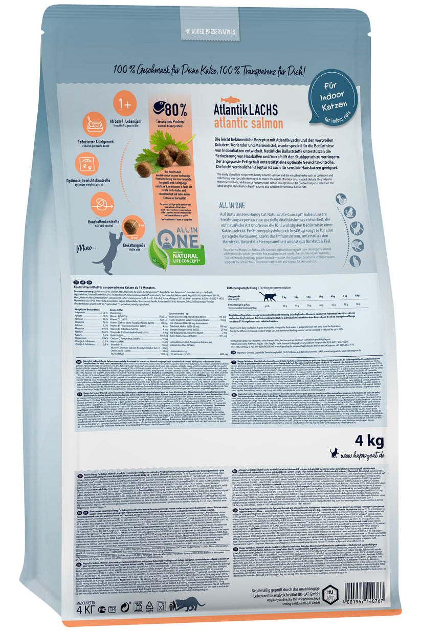 Happy Cat Indoor Atlantic Lachs 0.3 Kg
