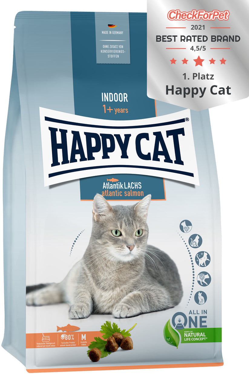Happy Cat Indoor Atlantic Lachs 0.3 Kg