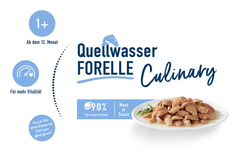 Happy Cat MIS Culinary Spring-Water Trout (Min Order 0,085 - 24pcs)