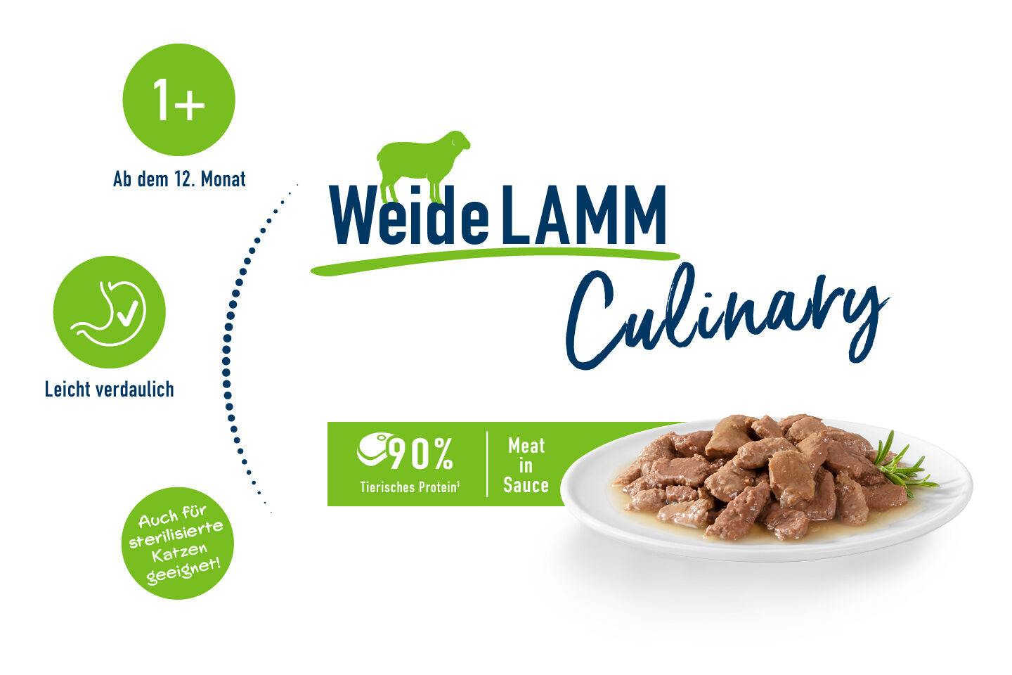 Happy Cat MIS Culinary Pasture-Raised Lamb (Min Order 0,085 - 24pcs)