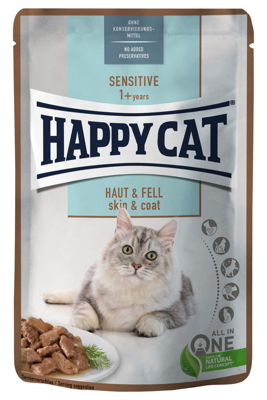 Happy Cat MIS Sensitive Skin & Coat (Min Order 0,085 - 24pcs)