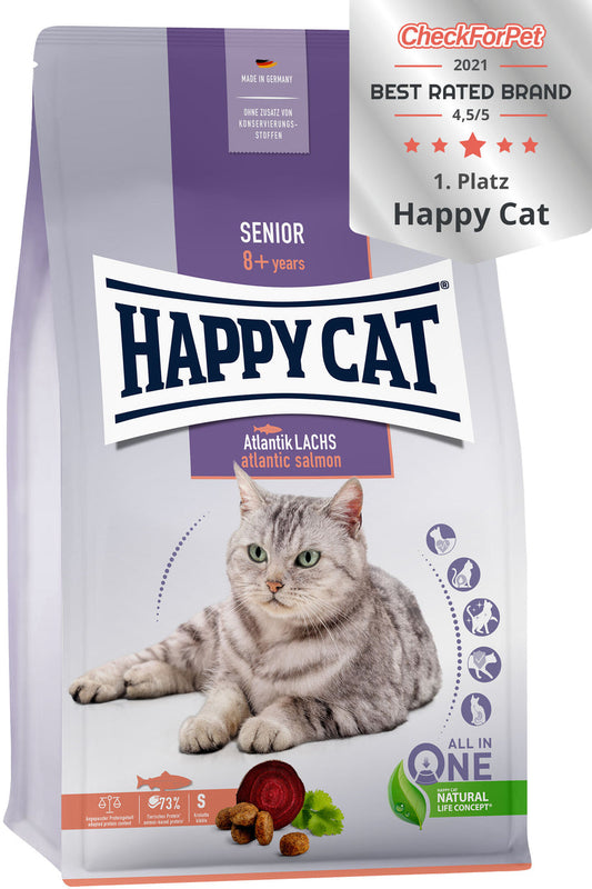 Happy Cat Senior Atlantic Salmon 4 Kg