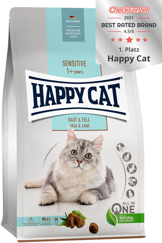 Happy Cat Sensitive Haut&Fell (Skin&Coat) 1.3 Kg
