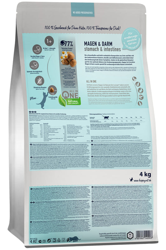 Happy Cat Sensitive Megan&Darm (Stomach&Intestinal) 1.3 Kg