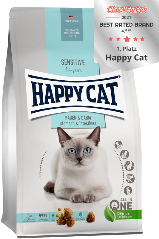 Happy Cat Sensitive Megan&Darm (Stomach&Intestinal) 1.3 Kg