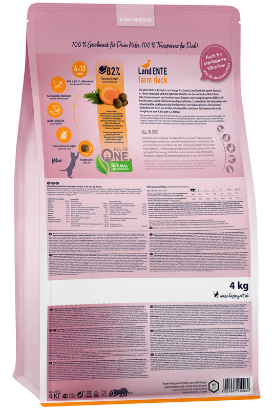 Happy Cat Junior Land Ente 1.3 Kg