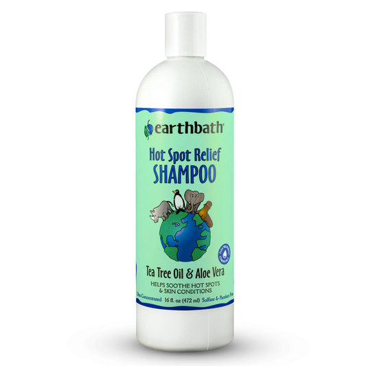 Hot Spot Relief Shampoo Tea Tree Oil & Aloe Vera 16oz