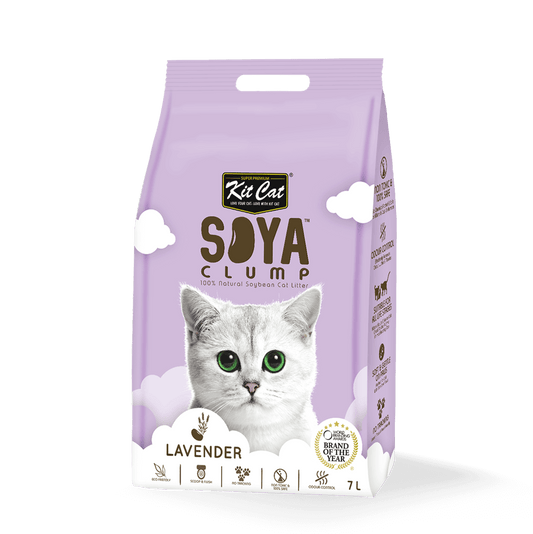 Kit Cat Soya Clump Soybean Litter – Lavender 7L