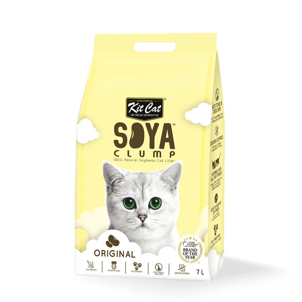 Kit Cat Soya Clump Soybean Litter – Original 7L