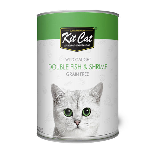 Kit Cat Wild Caught Double Fish Shrimp 400g