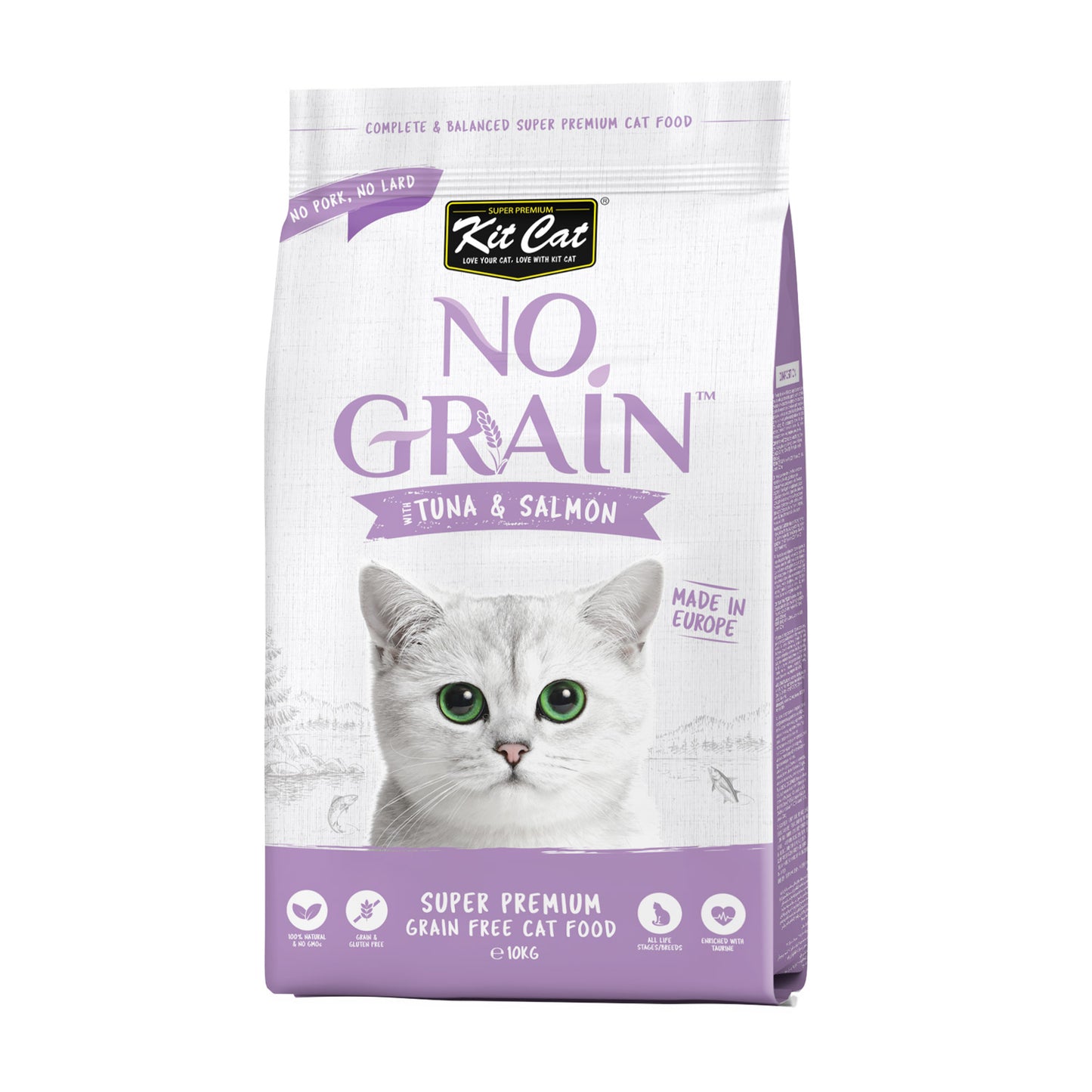 Kit Cat No Grain With Tuna And Salmon 1 Kg