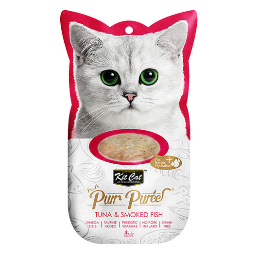 Kit Cat Purr Puree Tuna & Smoked Fish