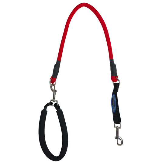 EZ STEPS STRETCH LEASH MD RED