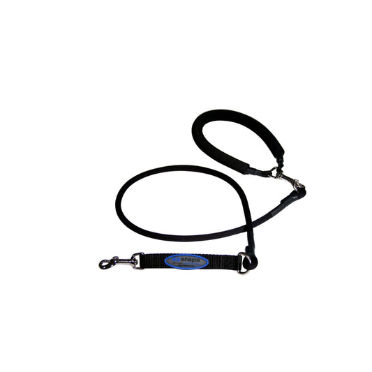 EZ STEPS STRETCH LEASH SMALL BK