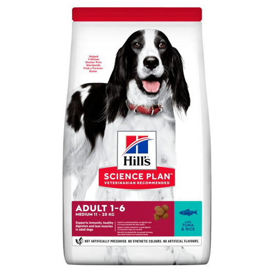 Hill’s Science Plan Medium Adult Dog Food With Tuna And Rice(12kg)