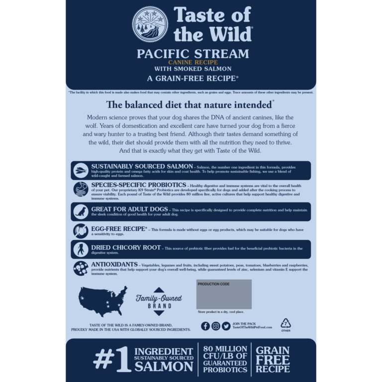 Taste of The Wild, Pacific Stream Canine Recipe 12.7 Kg