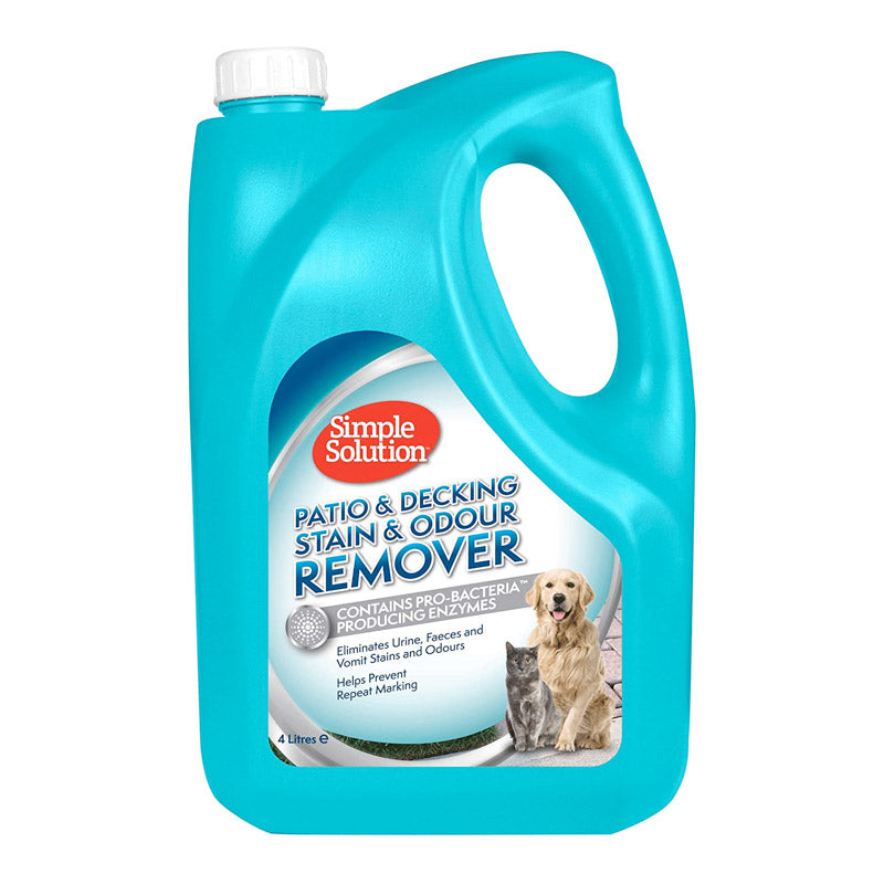 Simple Solution Patio and Decking Pet Stain and Odour Remover, 4 L