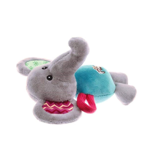 GiGwi Plush Friendz Squeaker Dog Toy – Elephant