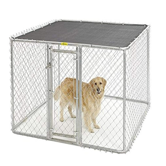 K9 Medium Steel Chain Link Portable Kennel