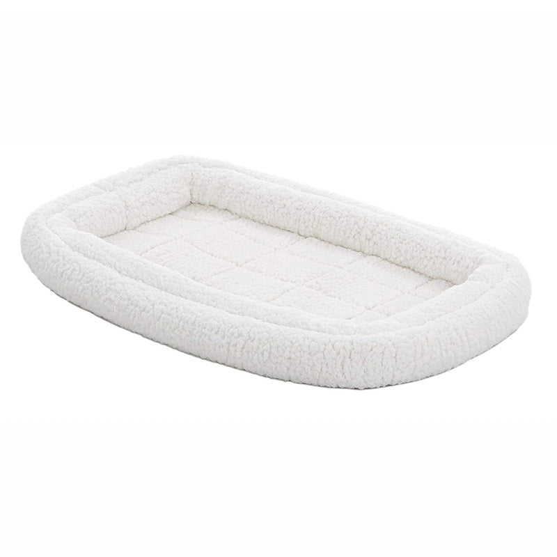 Quiet Time Deluxe Fleece Double Bolster Bed 18"