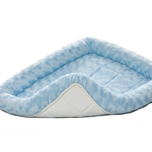 QuietTime Deluxe Powder Blue Bolster Bed – 30″